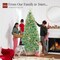 Best Choice Products Pre-Lit Sage Green Christmas Tree, Artificial Full Holiday Decoration w/ Incandescent Lights